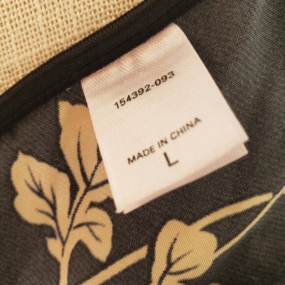 VICTORIA SECRET BLACK/BEIGE LACE LINGERIE SIZE L - Picture 8 of 12